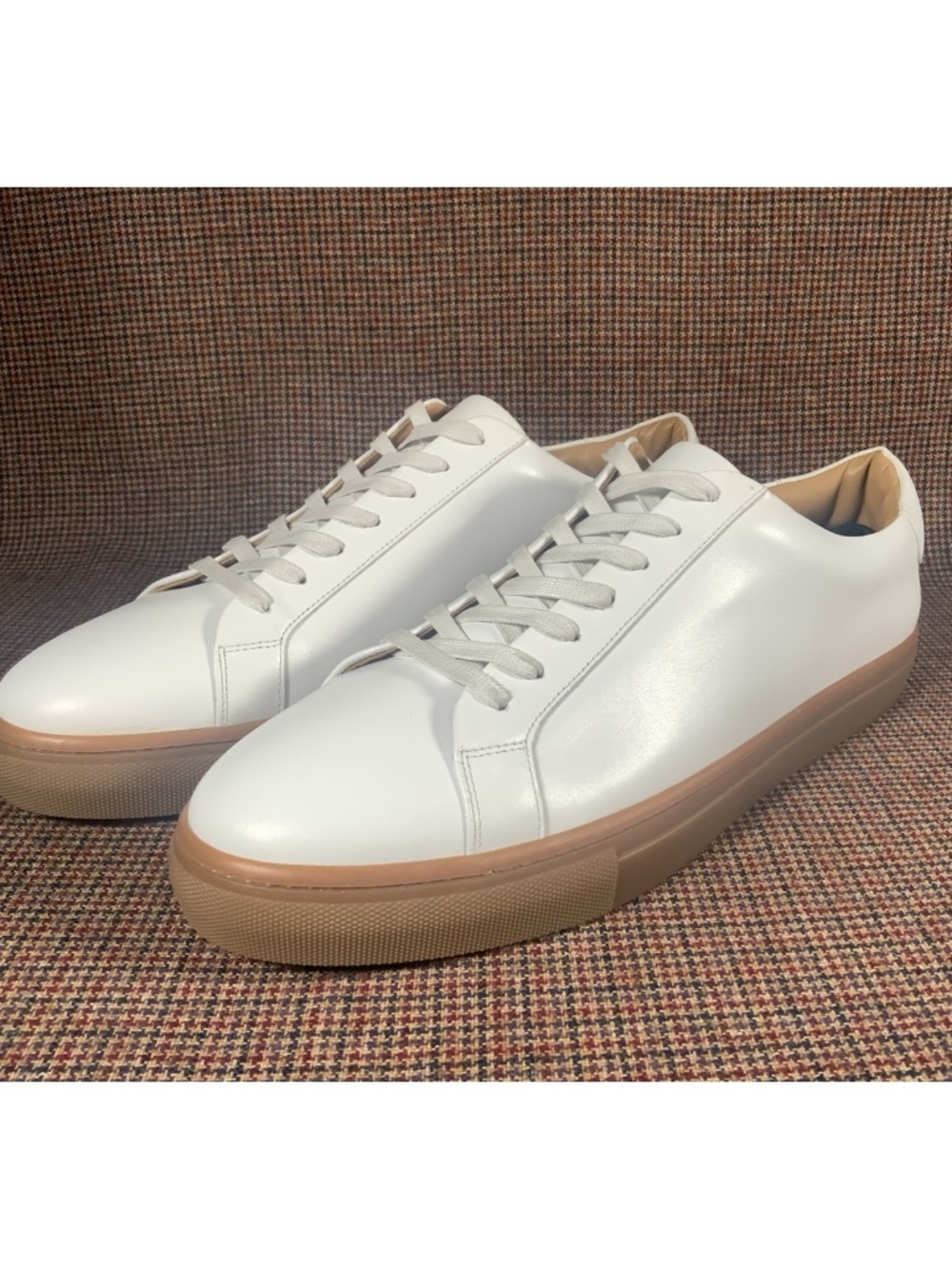 NEW Thursday Boot Co Legacy Sneakers Low Top White Leather Gum Sole Mens Size 16